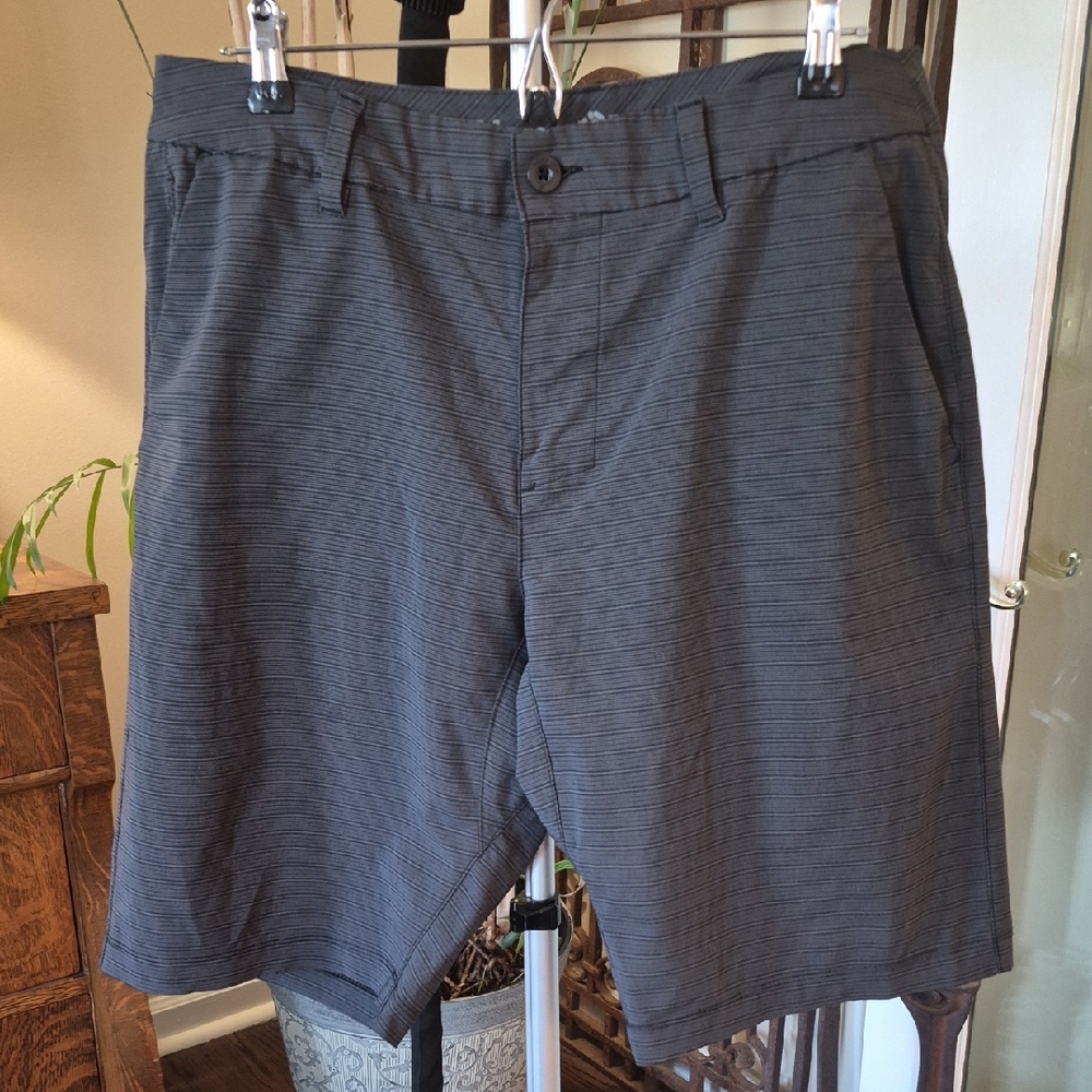Hang Ten Charcoal Flat Front Shorts